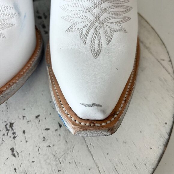 Lane MEGAN MORONEY Smokeshow Womens Cowboy Boots 9 White Western Cowgirl Tall - Picture 16 of 16